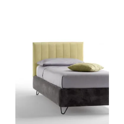 Letto singolo imbottito Twist di Bside